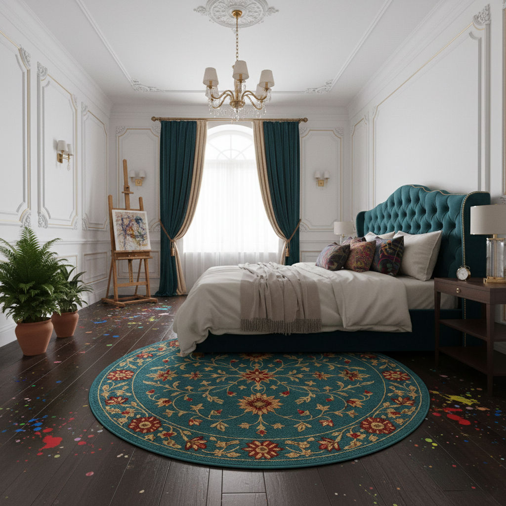 EVARIA - Hand Tufted Floral Carpet